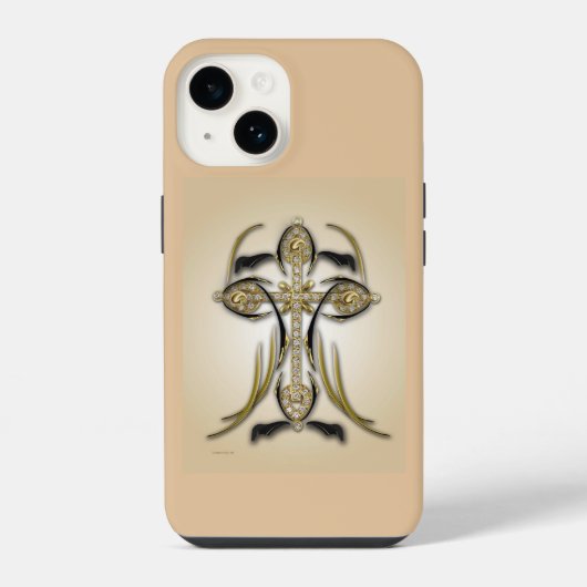 Coque Pour iPhone 14 "Demande Divine", Coque Apple iPhone 14 (Verso)
