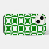 Coque Pour iPhone 14 Dépouiller Pierre pour Payer Pual Green Pattern (Verso Horizontal)