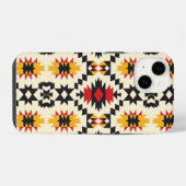Coque Pour iPhone 14 Design tribal Aztec (Verso Horizontal)
