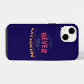 Coque Pour iPhone 14 Designs graphiques pour explorateurs et déambulate (Verso Horizontal)