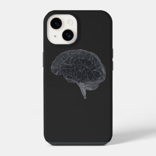 Coque Pour iPhone 14 Dessin du cerveau polygonal - Réseau neuronal