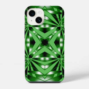 Coque Pour iPhone 14 Dessin en perspective pleine dégradé de couleur ve
