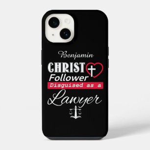 Coque Pour iPhone 14 Disciple du Christ déguisé en avocat chrétien