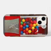 Coque Pour iPhone 14 Distributeur de chewing-gum (Verso Horizontal)