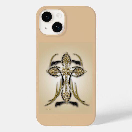 Coque Pour iPhone 14 "Divine Request", Apple iPhone 14 Coque (Verso)