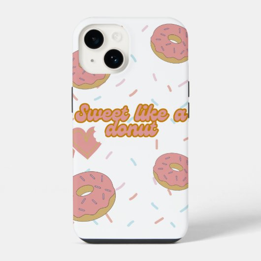 Coque Pour iPhone 14 Donut (Verso)