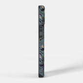 Coque Pour iPhone 14 Doodle bugs sur gris ardoise (Côté droit)