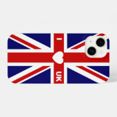 Coque Pour iPhone 14 Dossier téléphonique britannique (Verso Horizontal)