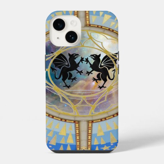 Coque Pour iPhone 14 Dragon  (Verso)