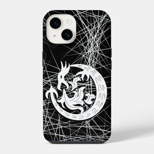 Coque Pour iPhone 14 Dragon soufflant du feu  (Verso)