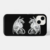 Coque Pour iPhone 14 Dragons ailés (Verso Horizontal)