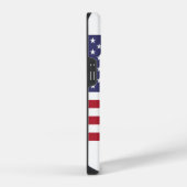 Coque Pour iPhone 14 Drapeau américain (Côté droit)