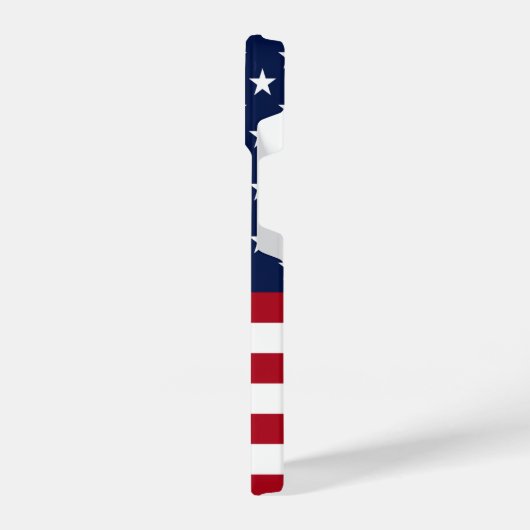 Coque Pour iPhone 14 Drapeau américain (Côté gauche)