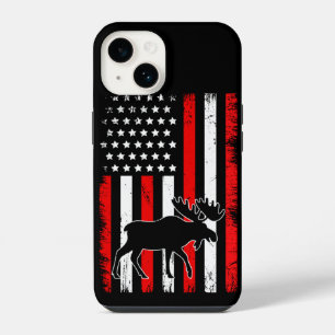 Coque Pour iPhone 14 Drapeau américain d'élan