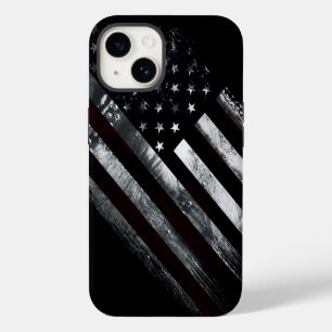 Coque Pour iPhone 14 Drapeau américain industriel patriotique