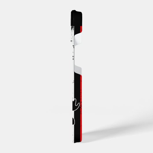 Coque Pour iPhone 14 Drapeau américain Moose (Côté gauche)