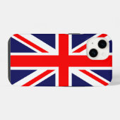 Coque Pour iPhone 14 Drapeau britannique/Union Jack (Verso Horizontal)