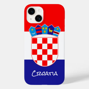 Coque Pour iPhone 14 Drapeau croate, patriotique Croatie mode / sports