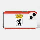 Coque Pour iPhone 14 Drapeau de Berlin (Verso Horizontal)