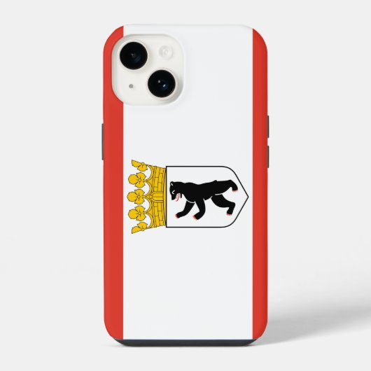 Coque Pour iPhone 14 Drapeau de Berlin (Verso)