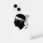 Coque Pour iPhone 14 Drapeau de Corse (Verso)
