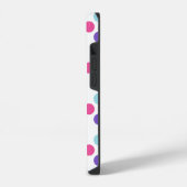 Coque Pour iPhone 14 Drapeau de fierté multilingue Couleurs À petits po (Côté gauche)