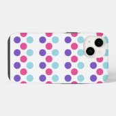 Coque Pour iPhone 14 Drapeau de fierté multilingue Couleurs À petits po (Verso Horizontal)