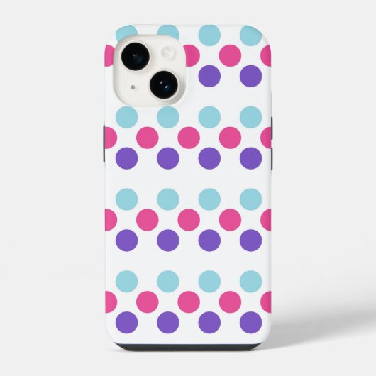 Coque Pour iPhone 14 Drapeau de fierté multilingue Couleurs À petits po (Verso)