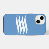 Coque Pour iPhone 14 Drapeau de la préfecture de Hyogo, Japon (Verso Horizontal)