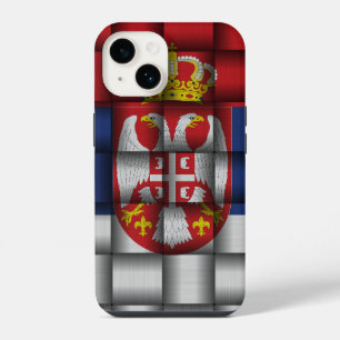 Coque Pour iPhone 14 Drapeau de la Serbie