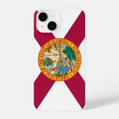 Coque Pour iPhone 14 Drapeau de l'État de Floride (Verso)