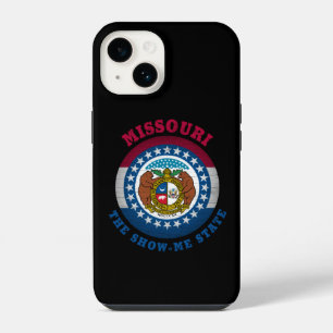 Coque Pour iPhone 14 Drapeau de l'État du MISSOURI