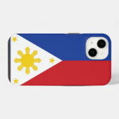 Coque Pour iPhone 14 drapeau des Philippines (Verso Horizontal)