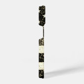 Coque Pour iPhone 14 Drapeau des USA rustique or sepia faux étincelles (Côté droit)