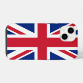 Coque Pour iPhone 14 Drapeau du Royaume-Uni (Verso Horizontal)