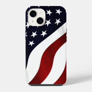 COQUE POUR iPhone 14 DRAPEAU ÉTOILES ET BANDES