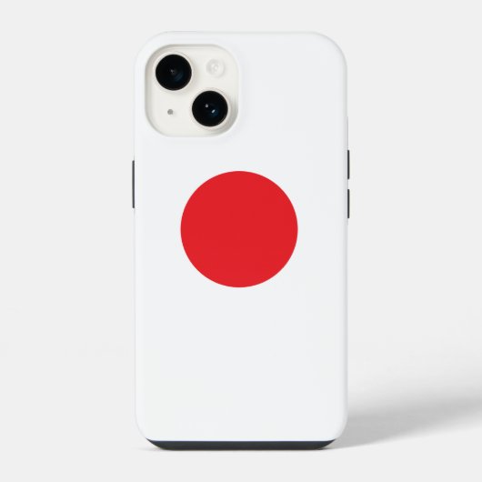 Coque Pour iPhone 14 Drapeau japonais (Verso)