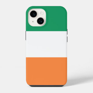 Coque Pour iPhone 14 Drapeau national irlandais, norme irlandaise, bann
