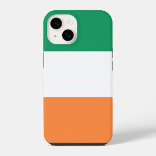 Coque Pour iPhone 14 Drapeau national irlandais, norme irlandaise, bann