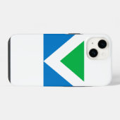 Coque Pour iPhone 14 Drapeau végétal (Verso Horizontal)
