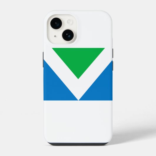 Coque Pour iPhone 14 Drapeau végétal (Verso)