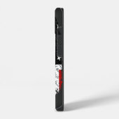 Coque Pour iPhone 14 Drapeau vintage (Côté gauche)