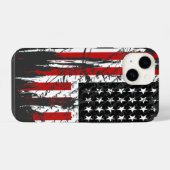 Coque Pour iPhone 14 Drapeau vintage (Verso Horizontal)