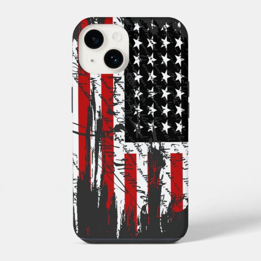 Coque Pour iPhone 14 Drapeau vintage (Verso)