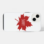 Coque Pour iPhone 14 Drôle Canadien (Verso Horizontal)