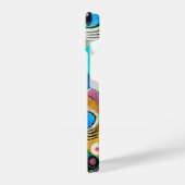 Coque Pour iPhone 14 Drôle dessin coloré chats Abstraits (Côté gauche)