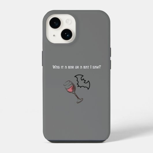 Coque Pour iPhone 14 Drunk Man Drôle Phrase (Verso)