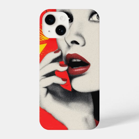 Coque Pour iPhone 14 Dual pop art portrait (Verso)