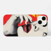 Coque Pour iPhone 14 Dual pop art portrait (Verso Horizontal)