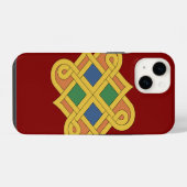 Coque Pour iPhone 14 Durrow Knotwork 2016 (Verso Horizontal)